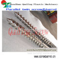 Bimetallic Twin Screw Barrel For Conical Twin Screw Barrel Double Extruder Machine 